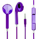 Auriculares Mãos Livres para iPhone Morado