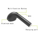 Auricular Stereo Bluetooth + Microfone HBQ i7 Preto