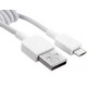 Cabo de Carga MicroUSB Huawei Branco