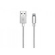 Dados Apple Lightning e cabo de carregamento - Gold Collection Prata