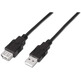 Cabo Extensor USB (A) a USB (A) 2,0 Aisens 3m Negro