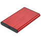 Caja Exterior 2,5 '' USB Tubo SATA Aisens Aluminio Negro ASE-2525RED