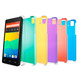 Carcaça bq Aquaris E5 Cristal Case Amarelo