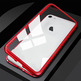Magnetic Case with Tempered Glass iPhone 7/8 Plus Vermelho