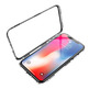 Magnetic Case with Tempered Glass iPhone X/XS Preto