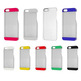 Carcaça Transparente Plastic Case para iPhone 5/5S Silver