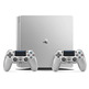Consola Playstation 4 Slim (500 GB) + 2 Mandos Dualshock 4 V2 Silver