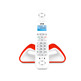 Telefone sem fio SPC Curve 7706R Vermelho