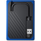 Disco rígido Externo SSD Western Digital My Passport Go 500 GB Blue