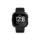 Fitbit versa smartwatch alumínio preto/ preto