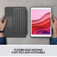 Funda con Hidrologitech Combo Touch iPad (7ª y 8ª Gen) 10,2 " Gris