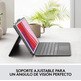 Funda con Hidrologitech Combo Touch iPad (7ª y 8ª Gen) 10,2 " Gris