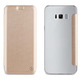 Folio Case Gold with Transparent Back Cover Samsung Galaxy S8 Muvit