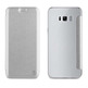 Folio Case Silver with Transparent Back Cover Samsung Galaxy S8 Muvit