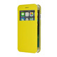 Funda para iPhone 6 com tampa e janela 4,7" Amarelo