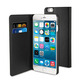 Funda Porta Cartões negra con soporte iPhone 6 Plus Muvit