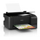 Impresora Color Reargable Color Multifunción Epson Ecotank L3150 WiFi Negra