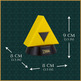 Lámpará A Lenda de Zelda TriForce 3D Mini