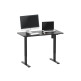 Mesa Gaming Elétrica Ergonómica Altura Regulable Preto 120x60 - Equip