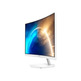 Monitor Curvo Samsung LU32R591CWR 31,5 " 4K Blanco