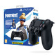 Pack Dualshock 4 V2 Preto   Neo Versa Fornite