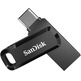 Pendrive Sandisk Ultra Dual Drive Go 128GB USB traseira Tipo C/USB