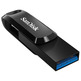 Pendrive Sandisk Ultra Dual Drive Go 64GB USB traseira Tipo C/USB