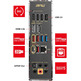 Rádio Base MSI 1200 MPG Z590 Força de Jogos