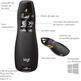 Apresentador Inalámbrico Logitech Presenter R400