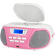 Rádio CD Aiwa Boombox BBTU-300PK Rosa