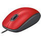 Ratón Logitech M110 Silencioso Mouse Rojo 1000 DPI