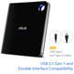 Reagrupabadora painel Blu-Ray Asus SBW-06D5H-U Negro