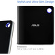 Reagrupabadora painel Blu-Ray Asus SBW-06D5H-U Negro