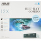 Rebaixabadora Interna Asus BC-12D2HT Grabadora DVD/Lector Blu-Ray Negro