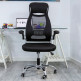 Cadeira de escritório Powerbasics W2003 Preto - Reposabrazos Abatíveis