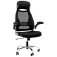 Cadeira de escritório Powerbasics W2003 Preto - Reposabrazos Abatíveis