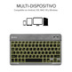 Teclado Smart BackLit BT Grey Subblim PC/Mac/Android/iOS