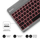 Teclado Smart BackLit BT Grey Subblim PC/Mac/Android/iOS