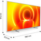 Philips 70PUS7855 70 "/ Ultra HD 4K / Smart TV / Wi-Fi Prata