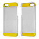 Carcaça Transparente Plastic Case para iPhone 5/5S Silver