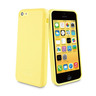Funda minigel Muvit iPhone 5C Amarillo    