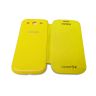 Funda tipo libro Samsung Galaxy S3 Amarillo    