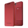 Funda para Wiko Rainbow con Tapa Rojo    