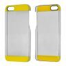 Carcasa Transparente Plastic Case para iPhone 5/5S Amarillo     