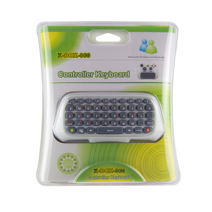 Teclado chatpad para xbox-360 branco - não oficial