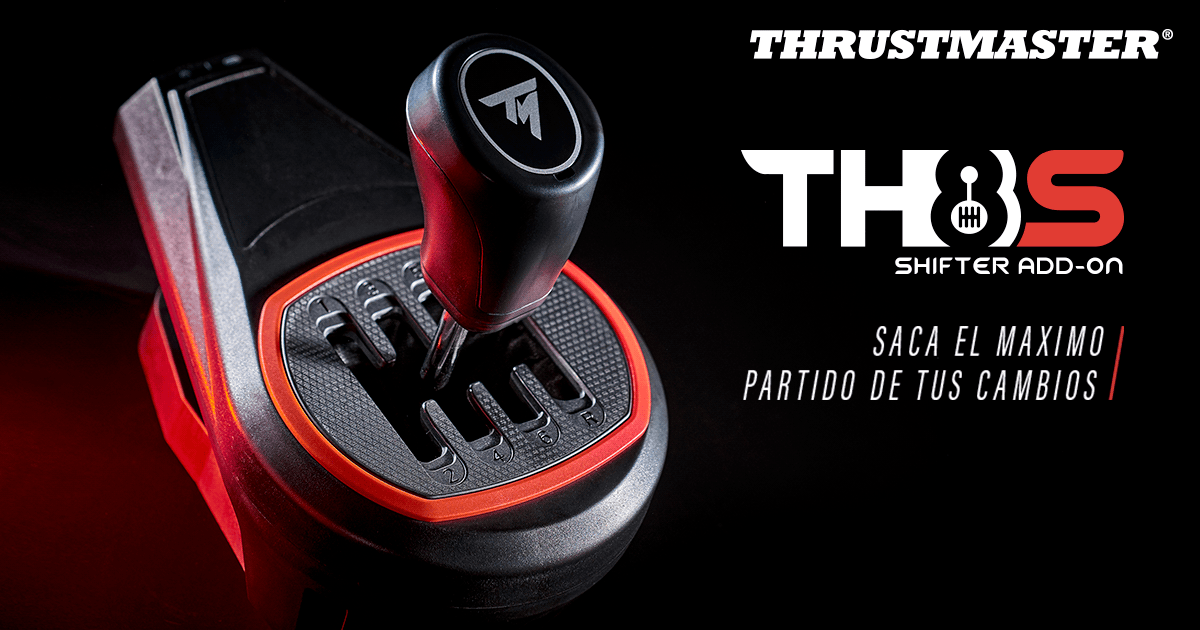 Palanca de cambios Thrustmaster TH8S Shifter Add-On (PS5 / PS4 / Xbox Series / Xbox One / PC)