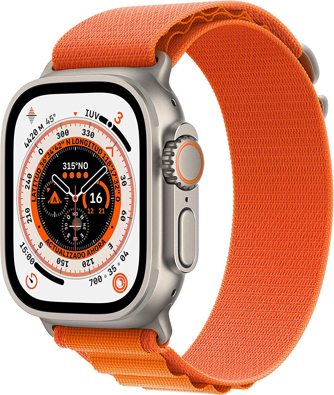 Apple Watch Ultra GPS/cell 49mm Titanium Orange S