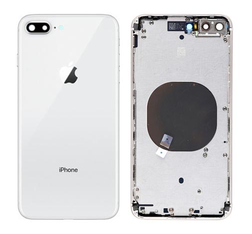 Carcaça Traseira Completa - iPhone 8 Plus Prata