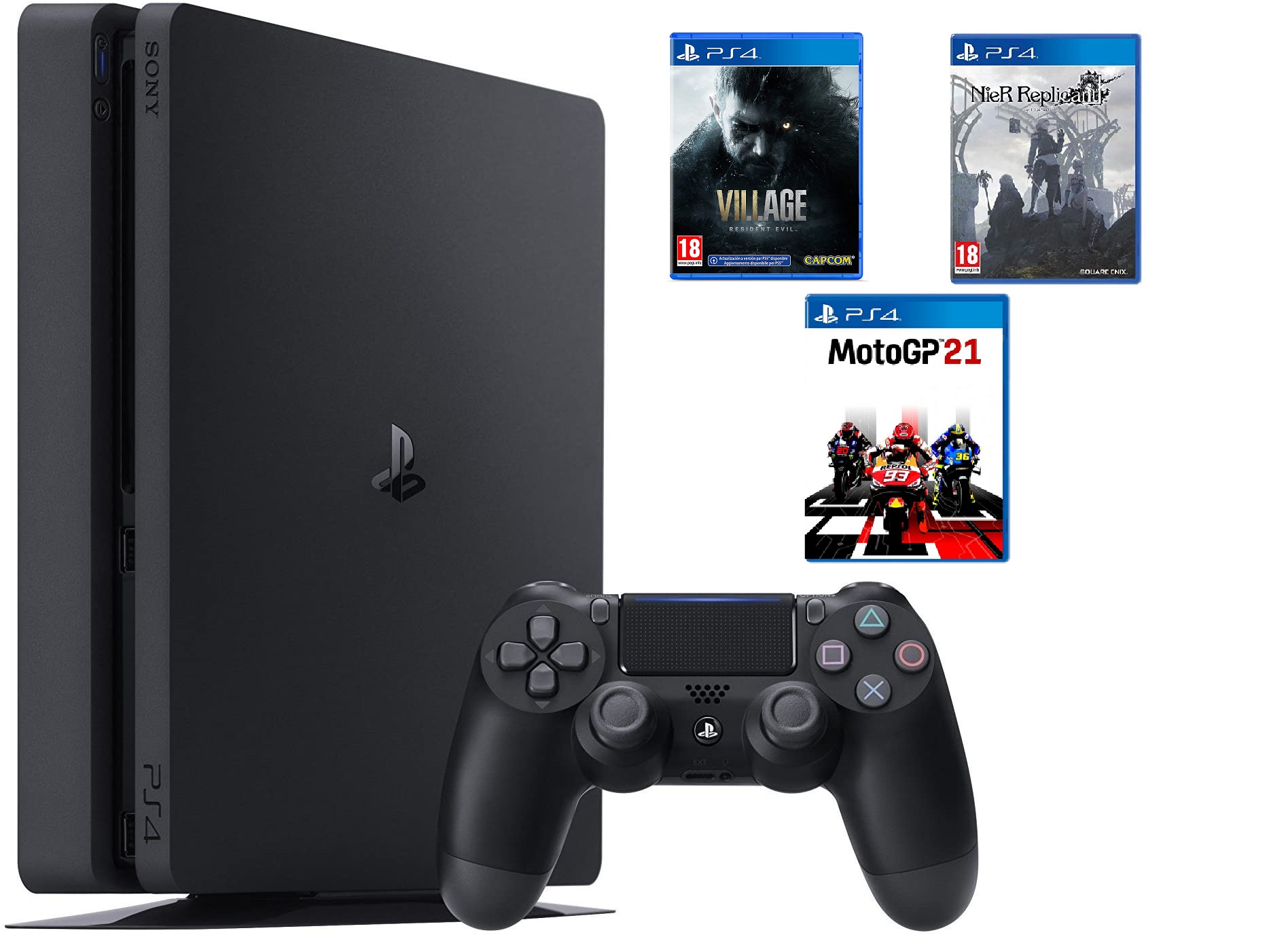 Sony Consola PS4 Pro 1TB + FIFA 21 Edição Real Madrid