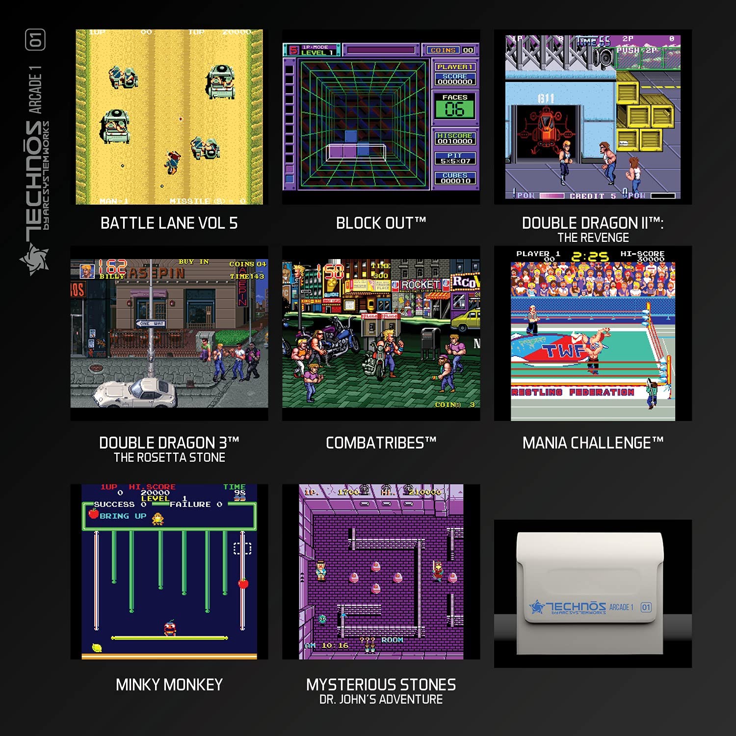 Jogo Retrô Evercade The C64 Collection 1 - 14 jogos